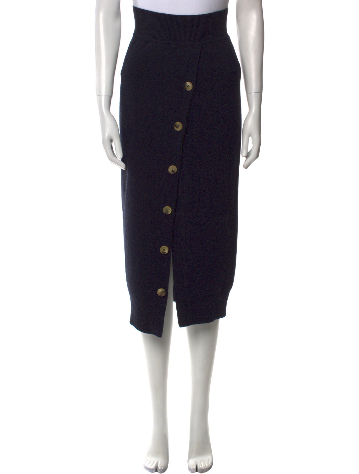 Goen.J Wool Midi Length Skirt